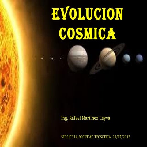 La evolucion cosmica