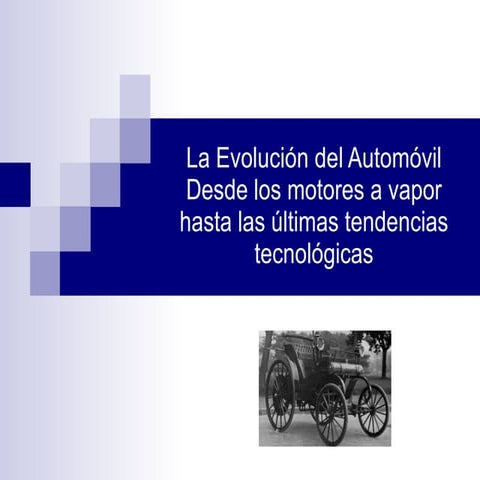 La Evolucion Del AutomóVil