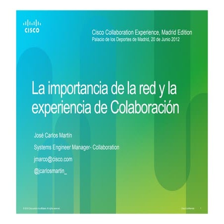 La experiencia de la Colaboración