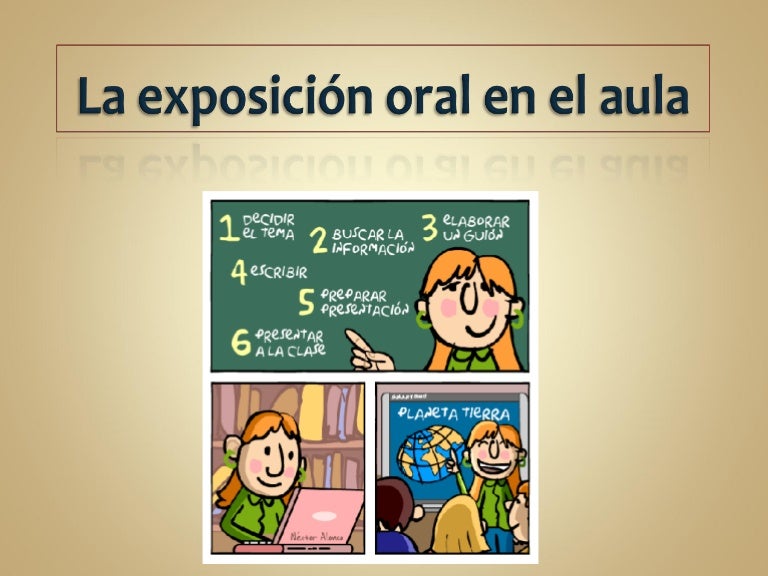 La exposición oral en el Aula