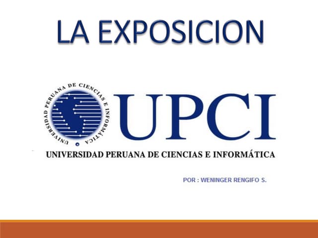 La exposicion