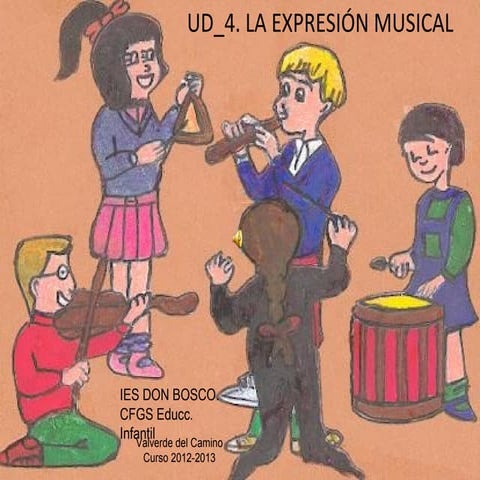 Unidad didáctica 4.LA EXPRESIÓN MUSICAL
