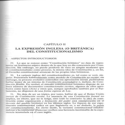 La expresion inglesa (britanica) del constitucionalismo 1