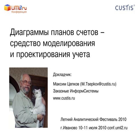 Диаграммы планов счетов