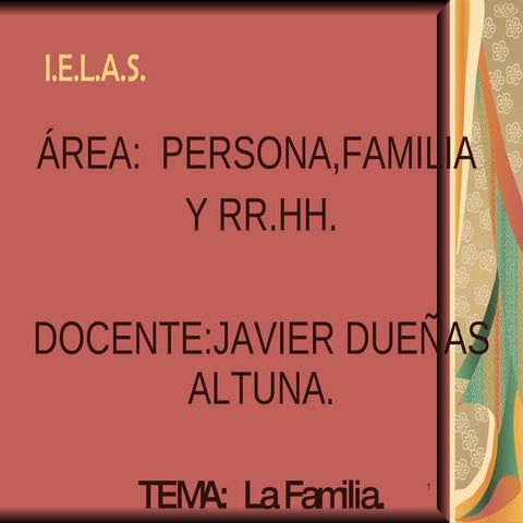 La familia | PDF