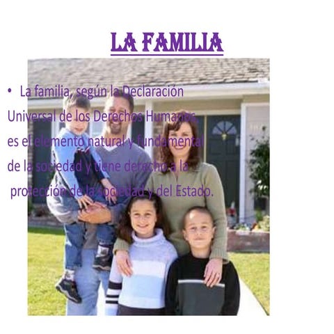 La familia | DOCX