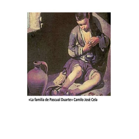 «La familia de Pascual Duarte» Camilo José Cela | PPTX