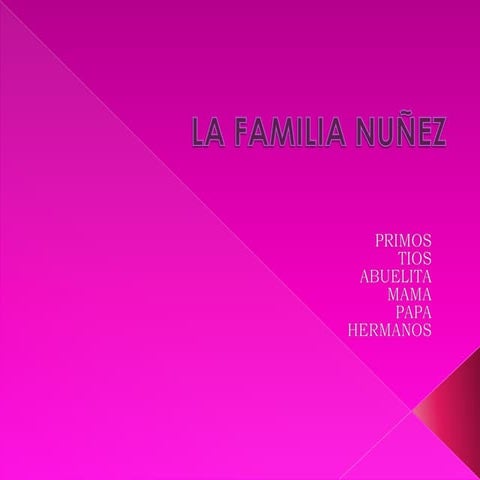 La familia nuñez
