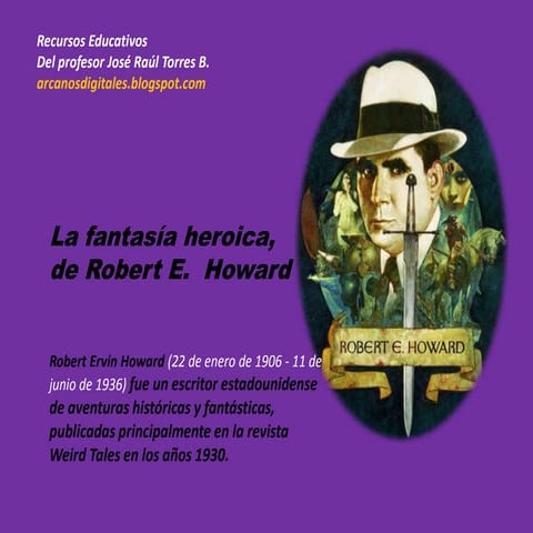 La fantasia heroica de Robert e Howard