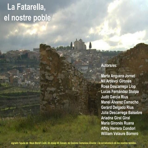 La fatarella, el nostre poble | PPT