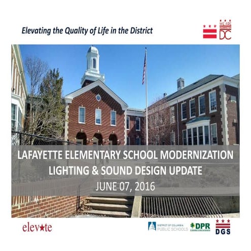 Lafayette Elementary School: Lighting & Sound Meeting Presentation (June 7, 2...