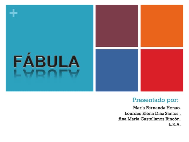 Origenes De La FáBula