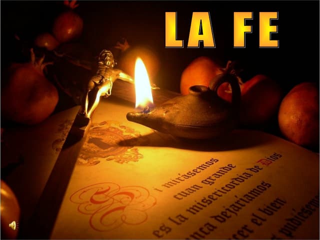 La fe, respuesta del hombre a dios
