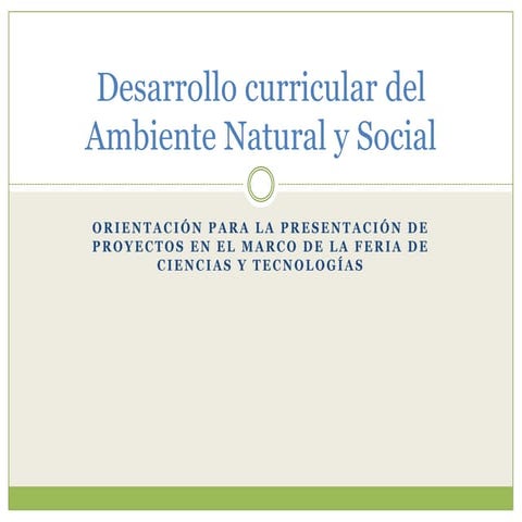 La feria de ciencias y tecnologias | PPTX