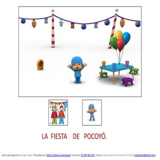 La fiesta de Pocoyó (cuento con pic...