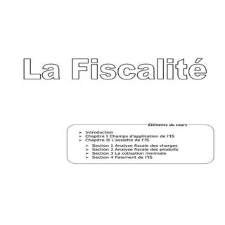 La fiscalité cours is   exercices -...