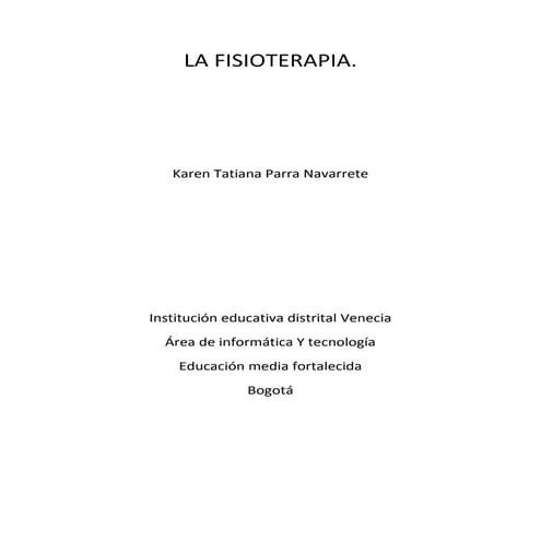 La fisioterapia karen parra 1