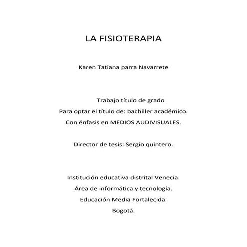 La fisioterapia karen parra 1