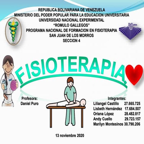 La fisioterpia / Liliangel y Andy 