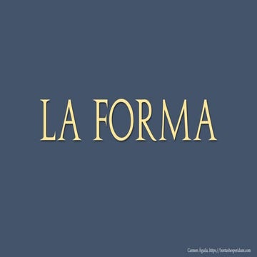 La forma