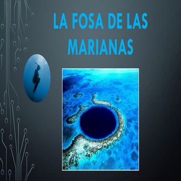 La fosa de las marianas | PPTX