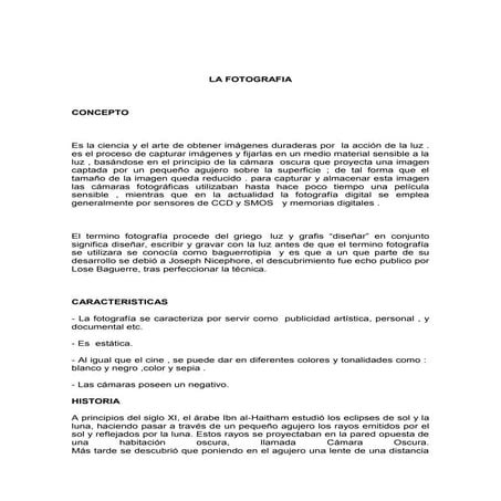 La fotografia