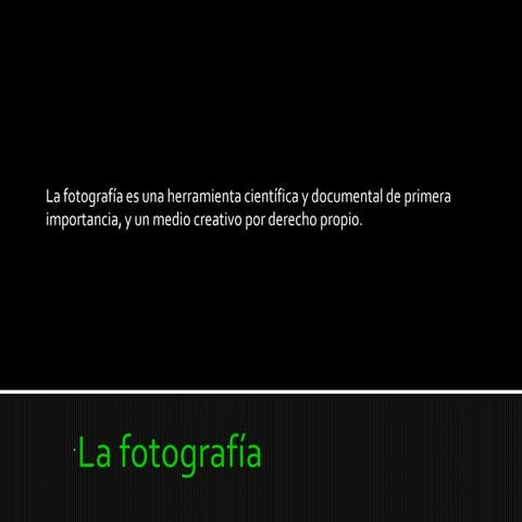 La fotografia
