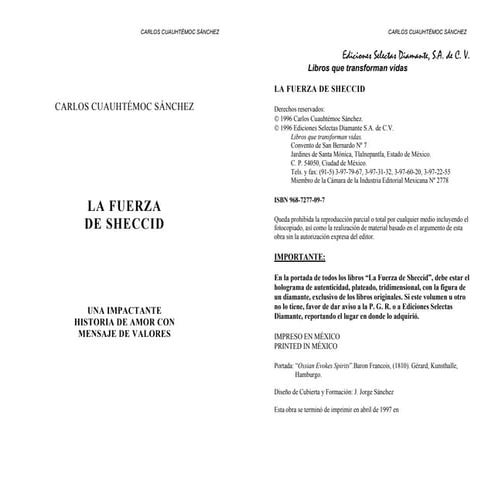La fuerza del sheccid libro de carlos ca | PDF
