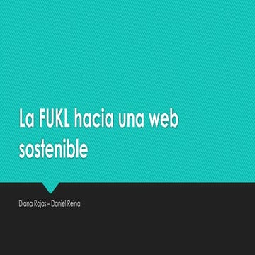 La FUKL hacia una web sostenible en 2026