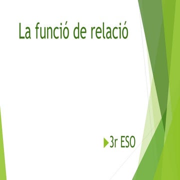 La funció de relació pp