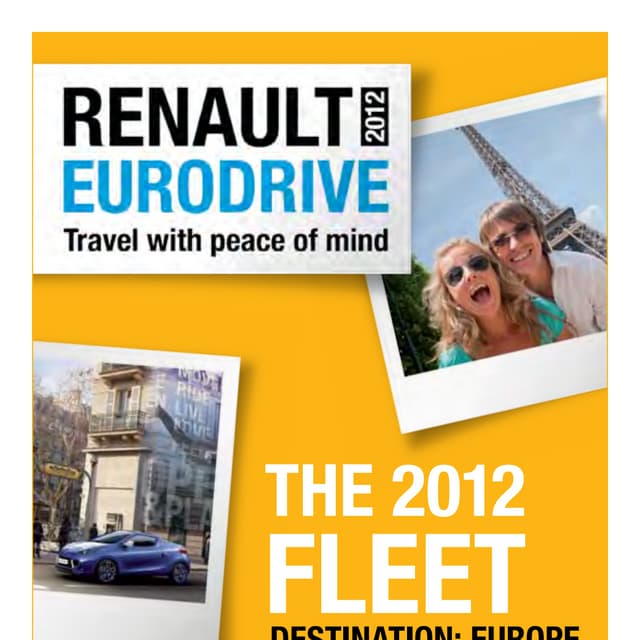 Car Rental in Europe Download Broucher PDF