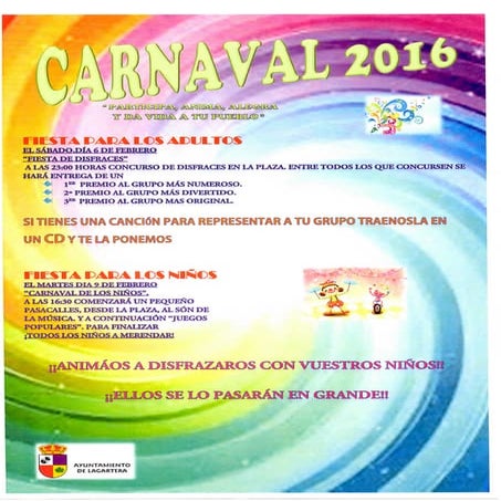 Lagartera Carnaval 2016