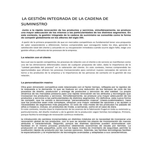 Triplea de la cadena de suministro | DOCX