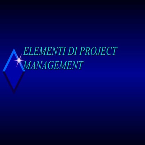 La gestione dei progetti