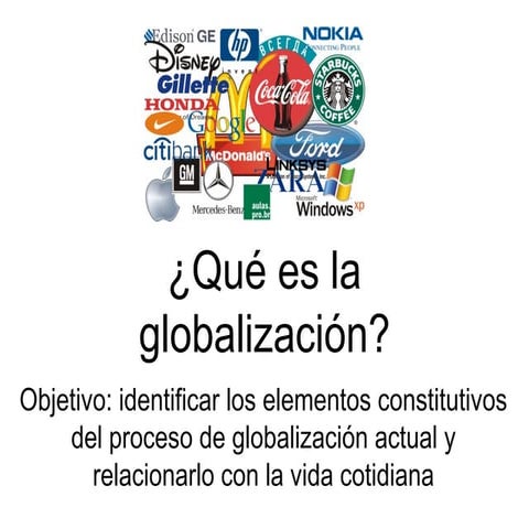 La globalizacion