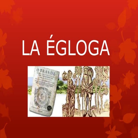 La égloga