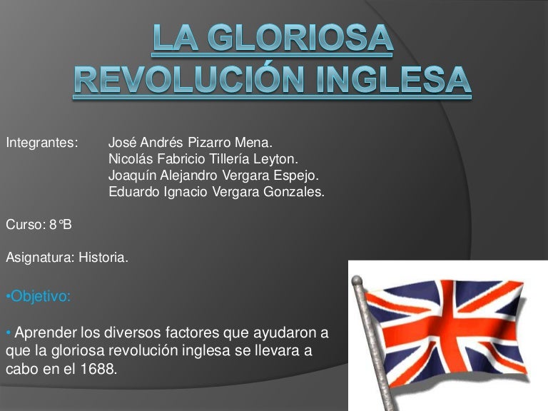 La gloriosa revolución inglesa