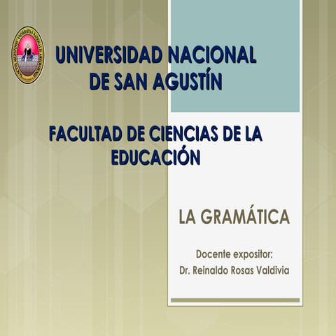 la gramatica | PPTX