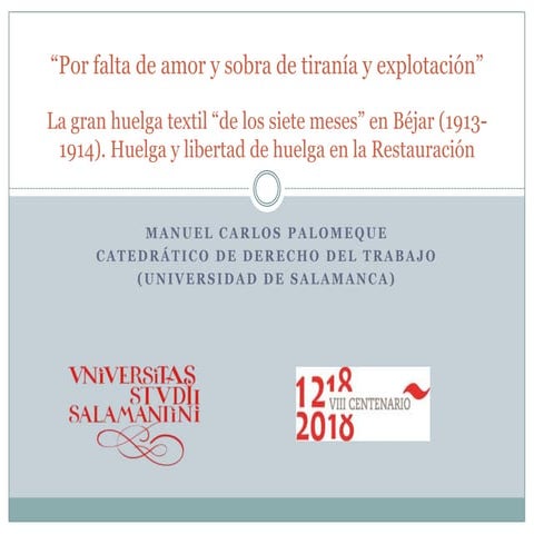 La gran huelga textil de béjar