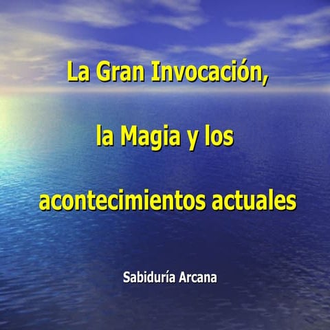 La Gran Invocacion
