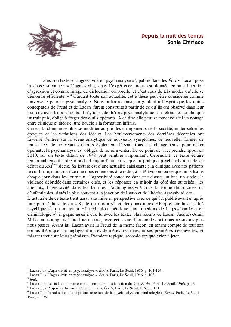 L Agressivite En Psychanalyse 21 Pages 184 Ko
