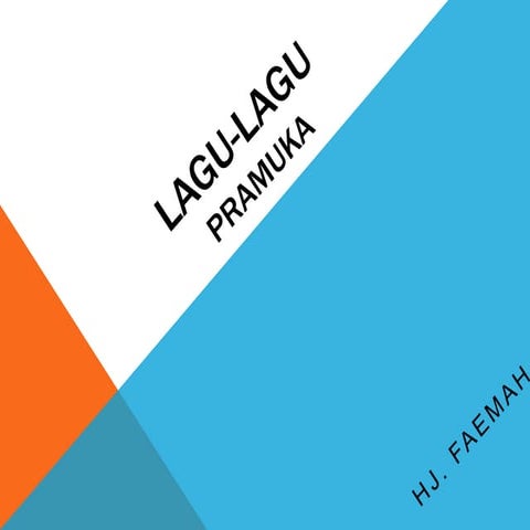 lagu lagu tentang kepramukaan yang ada i