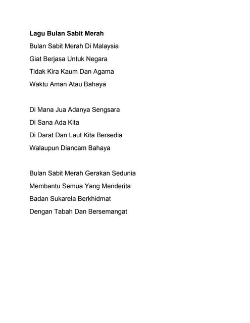 Lagu Bulan Sabit Merah