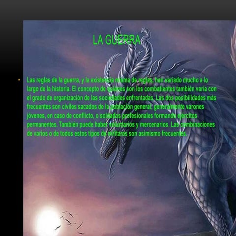 La guerra PPT