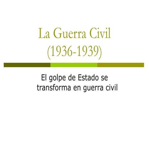 La guerra civil