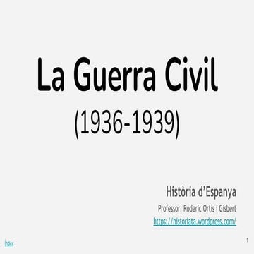 La guerra civil (1936 1939) roderic ortiz i gisbert historiata