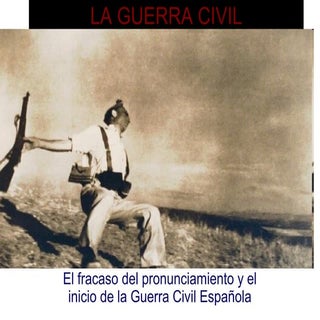 El inicio de la Guerra Civil Española