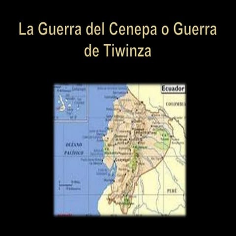 La guerra del cenepa o guerra de tiwinza | PPTX