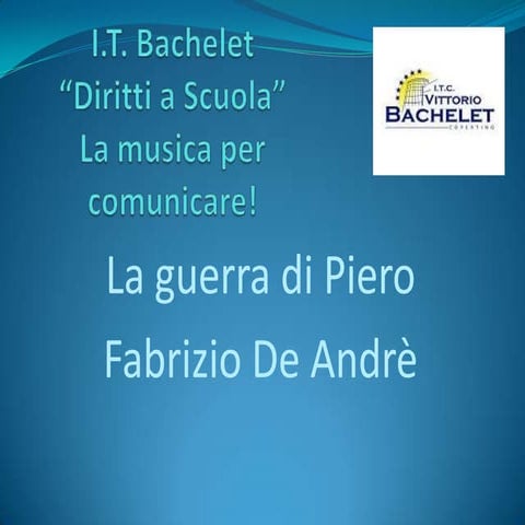 La guerra di piero | PPTX