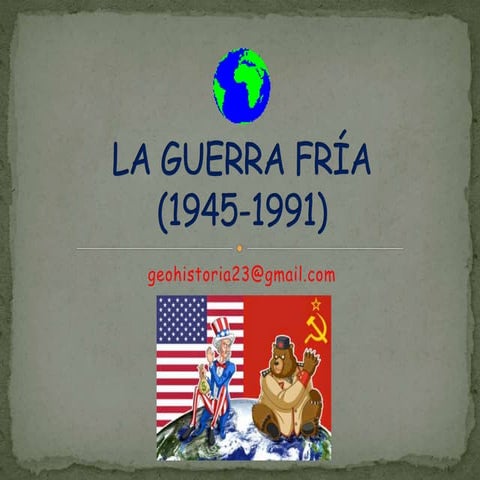 4ºESO La Guerra Fría